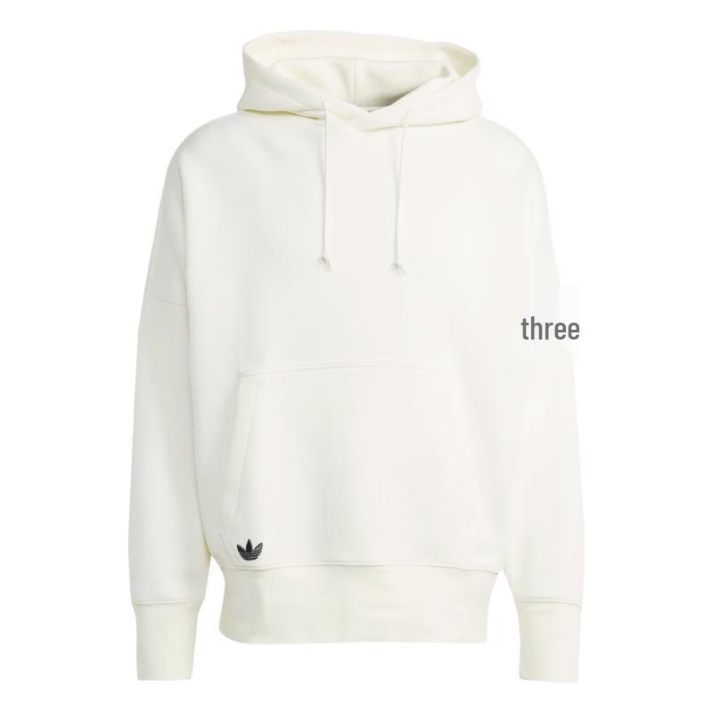 Adidas Originals Men's Three-Stripe Loose Pullover Hoodie