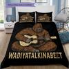 The Big Lez Show Forest Scene 3 Pieces Bedding Set, Cartoon Character Duvet Cover & Pillowcases