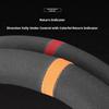 Luxury Suede Steering Wheel Cover Two Tone Sport Comfort Grip 37-38cm For VW Tiguan T-Roc Touareg ID.4 Polo Golf Car Accessories