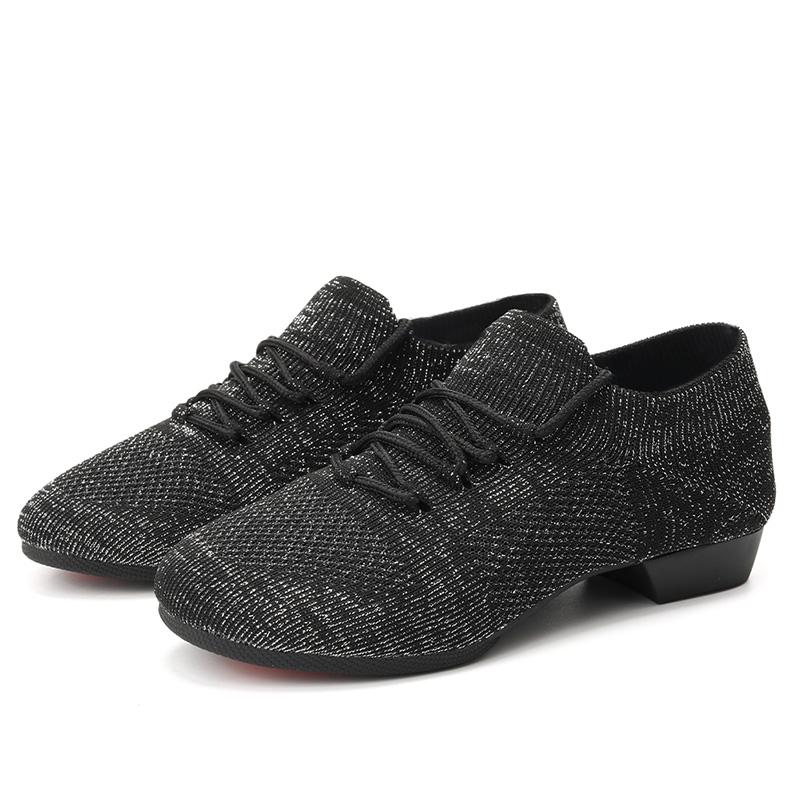 Fly Woven Mesh Dance Shoes for Girls and Women Waltz Tango Yoga Ballet Teacher Practice Dance Shoes