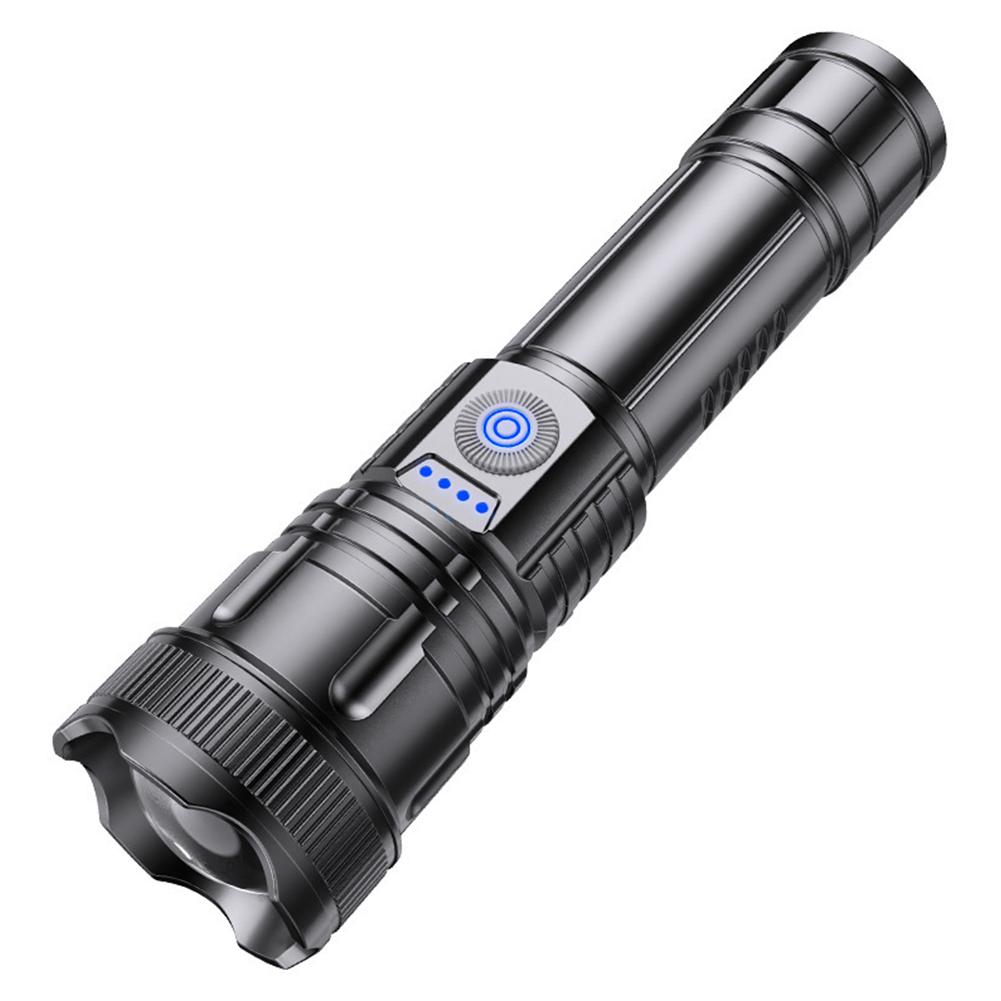 500LM Multifunction Flashlight Type C USB Charging LED Camping Flashlight Portable Handheld Light Waterproof for Outdoor Camping