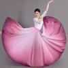 720 Graden Dans Trainingsrok Kleurverloop Retro Flamenco Dansrok Grote Zwaai Stijldans Grote Zwaairok Carnaval