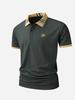 Herren Golf Poloshirt Schnelltrocknend Feuchtigkeitsableitend Lässiges Arbeits-T-Shirt mit kurzen Ärmeln