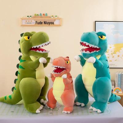 Brinquedo de Pelúcia Grande de Tiranossauro Rex - Almofada Macia e Animal de Pelúcia Confortante para Crianças