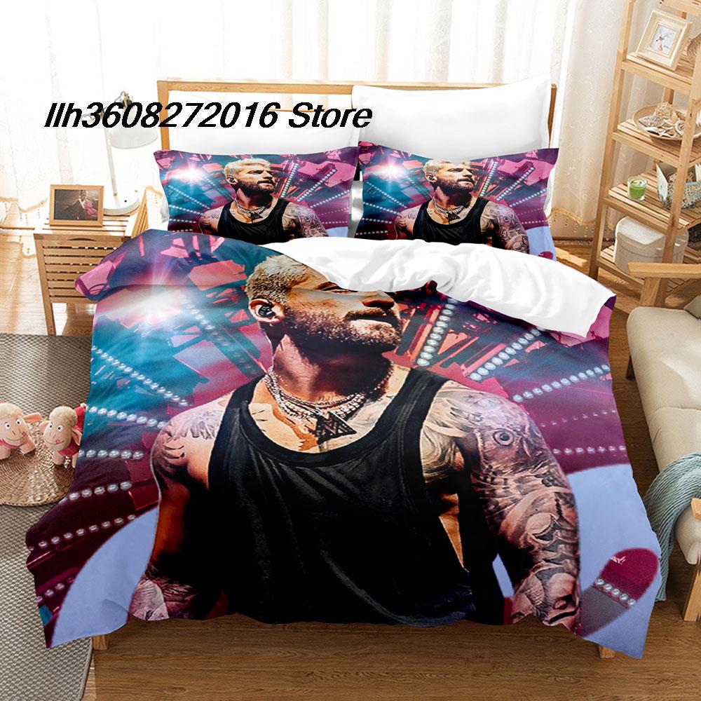 New New Maluma Bedding Set Single Twin Full Queen King Size Bed Set Aldult Bedroom Duvetcover Sets 3D Print Hip Hop Bed Sheet Se