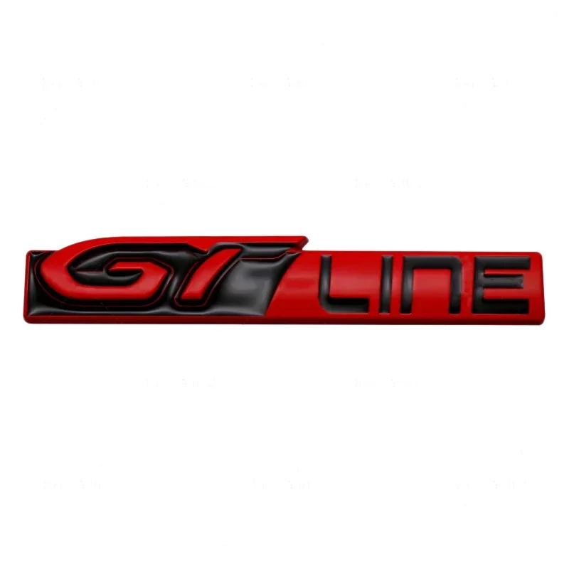 BRZ1 For VOLKSWAGEN VW GTI Car Body Metal Emblem Auto Rear Trunk Badge For Peugeot GTI GT GTline RCZ 307 207 407 607 4008 206 107 308 im2