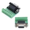 DB9 Female Terminal   Board 9 Position Screw Adapter for  232   Connector