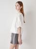 Snidel Ribbon Puff Blouse SWFB251205 White Women's