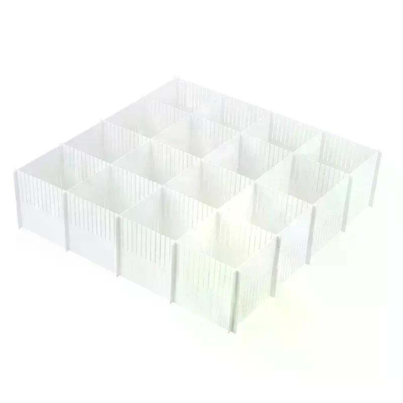 1Pcs DIY Adjustable Drawer Dividers Combination Partition Board Space-saving Wardrobe Closet Separator For Underwear Socks