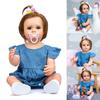 21inch Baby Girl Dolls Lifelike Reborns for Doll Cute Birthday Gift Real & Soft Touching Caucasian for Doll with Beautif