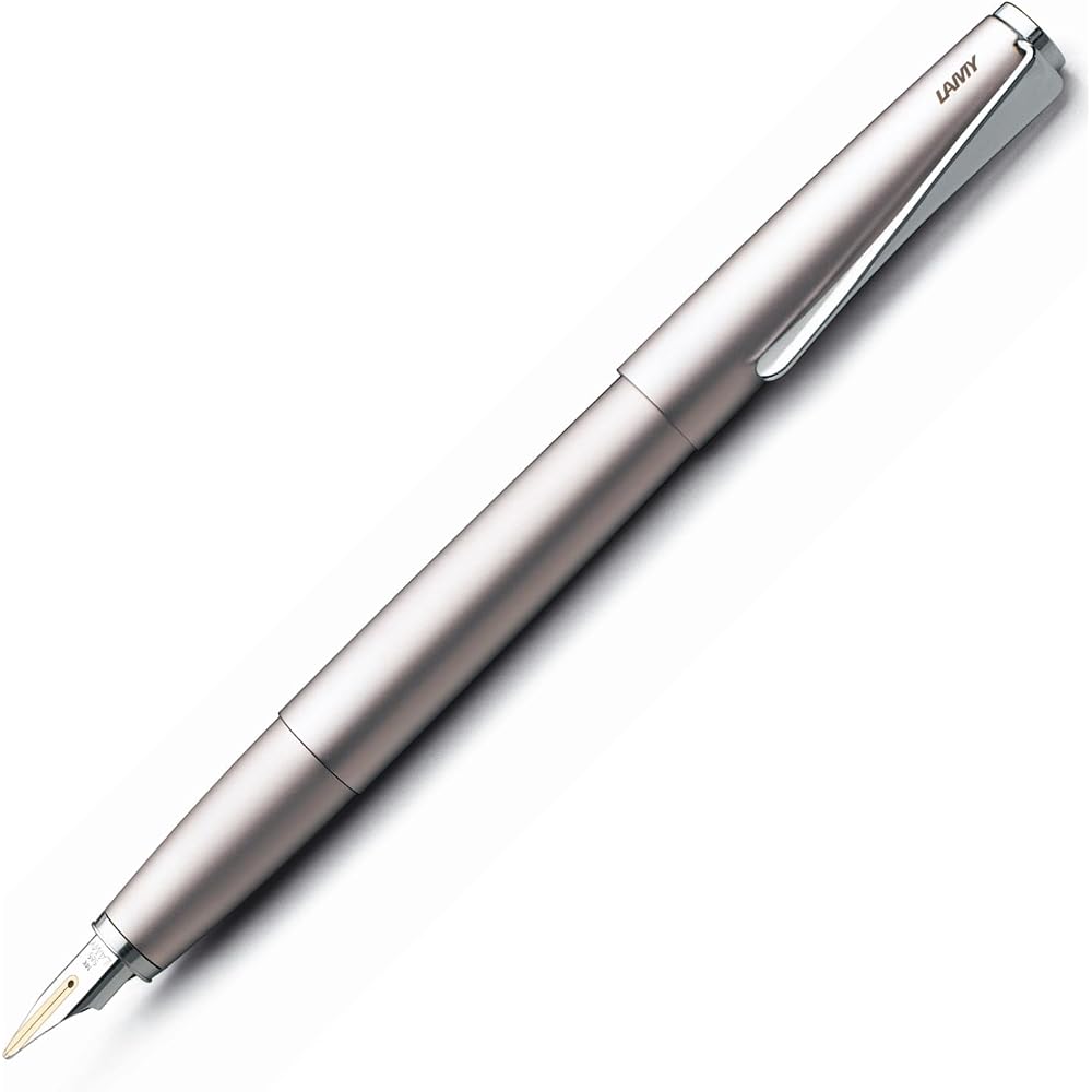 LAMY Ramy Fountain Pen Tip EF (Ultra Fine) Studio Palladium Coat L68-EF Dual Use Regular Imported
