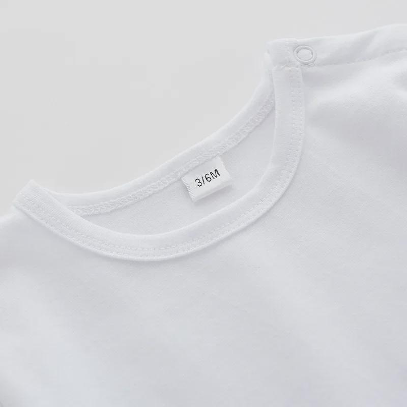 Newborn Baby Long-Sleeve Cotton Jumpsuit - Spring & Autumn Pajamas for Boys & Girls