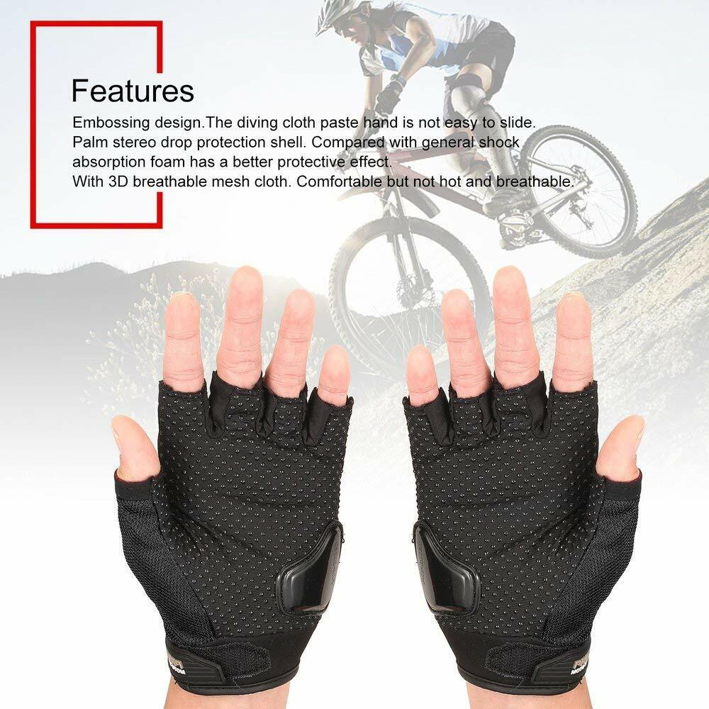 Motorcycle Half Finger Gloves for Men and Women Full Finger Touchscreen Mountain Dirt Bike Gloves