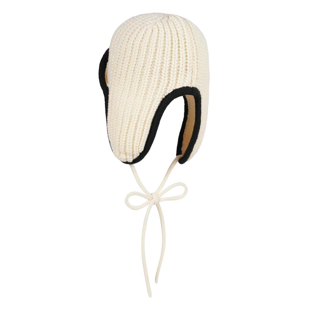 Knitted Hat with Flight Knit for Warm Winter Knitted Hat [Clape] Earflaps, Cap, Windproof, Winter, Skiing, Hiking, Autumn, Winter, Travel, Outdoors,