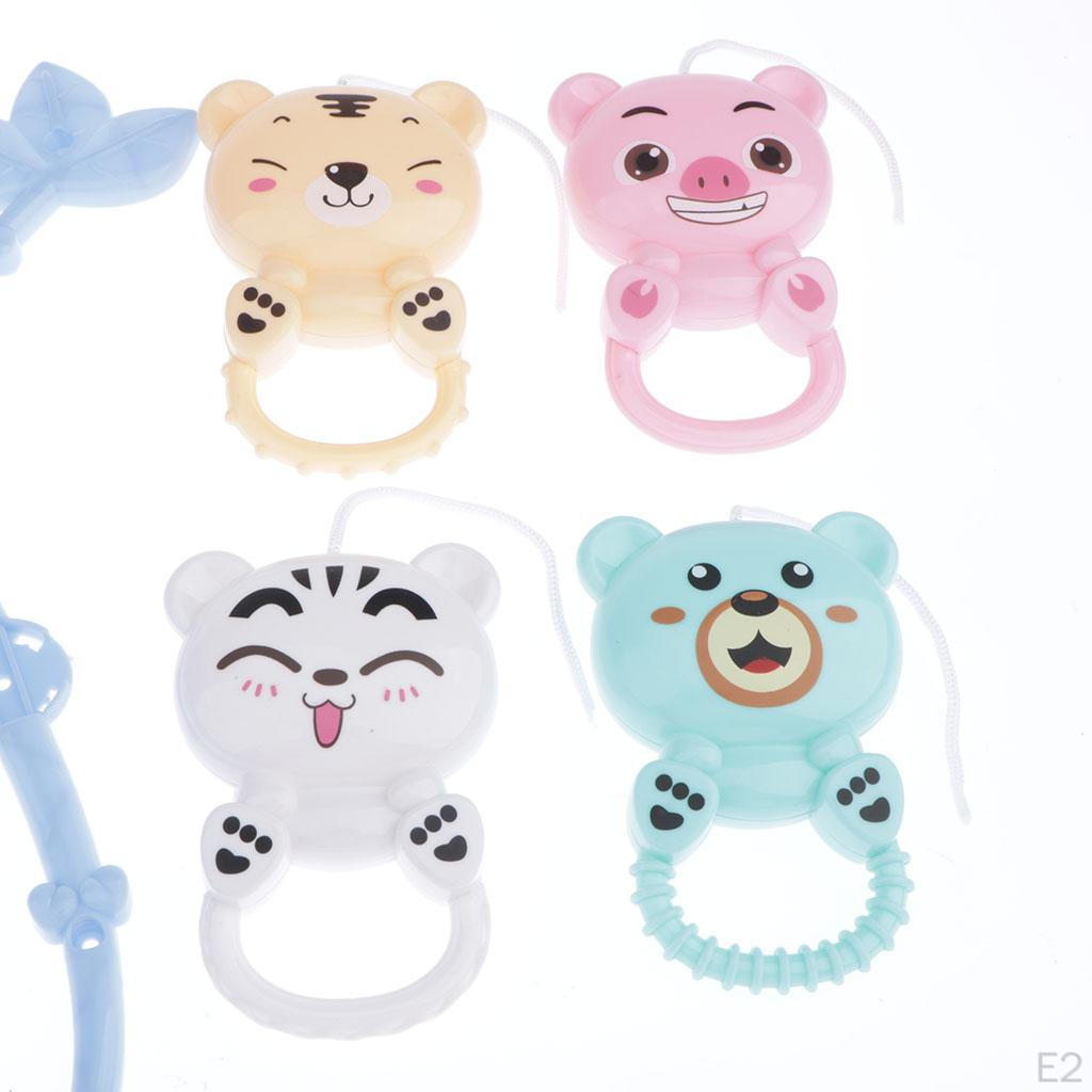 Baby Mobile Bed Bell Rattles Toy Soft Music 500 Content , Blue, 39.5x16.6x9cm