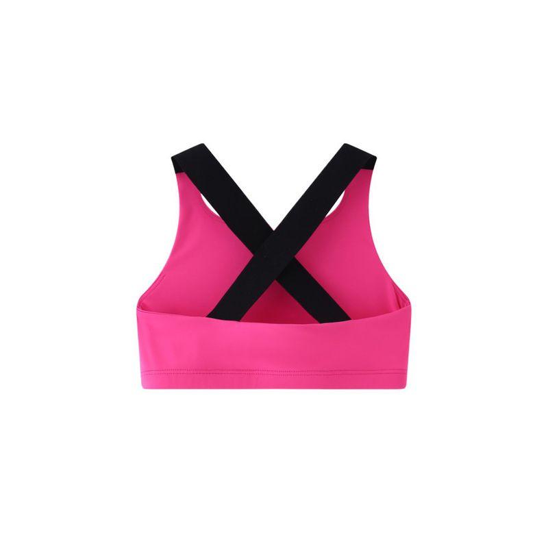 

Детский двухслойный спортивный топ для йоги, эластичное нижнее белье для фитнес-тренировок и танцев для девочек, прикрывающее соски, для детей среднего и старшего возраста Jiuhong 140cm