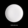 Xiyi Pure White Ceramic Dinner Plates