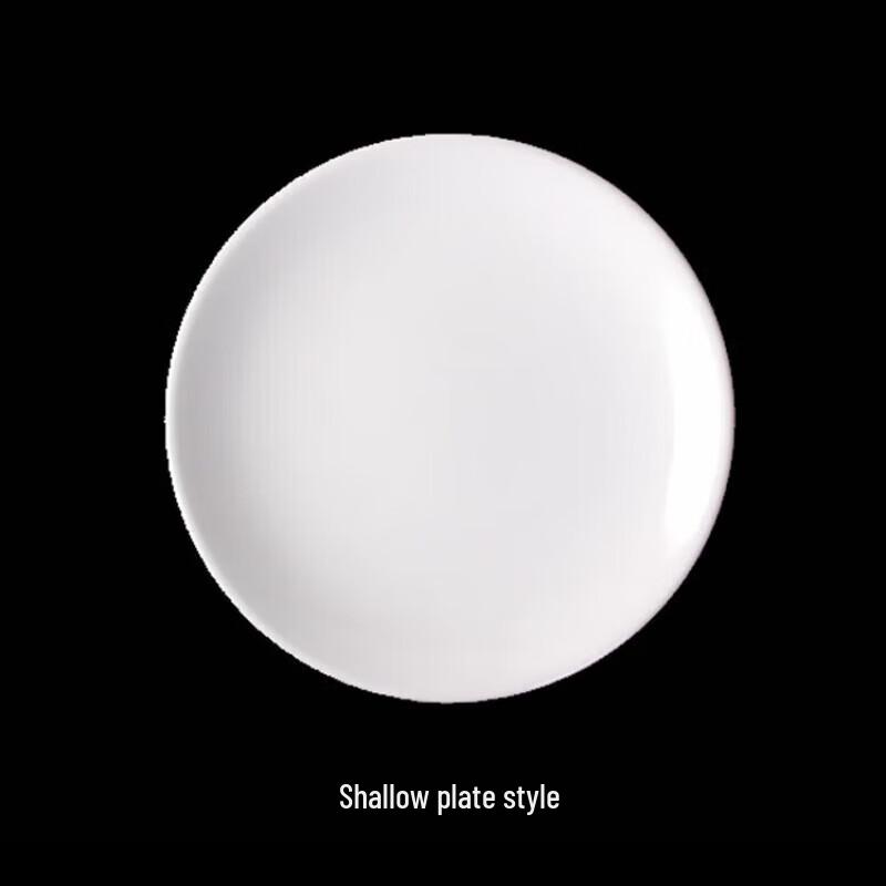 Xiyi Pure White Ceramic Dinner Plates