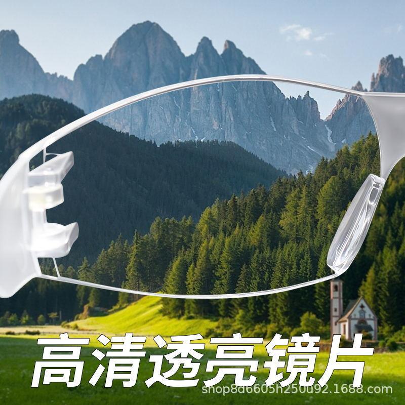Safety high-definition protective glasses, anti-fog, anti-dust, anti-impact, anti-wind, anti-splash, multifunctional protective eyewear