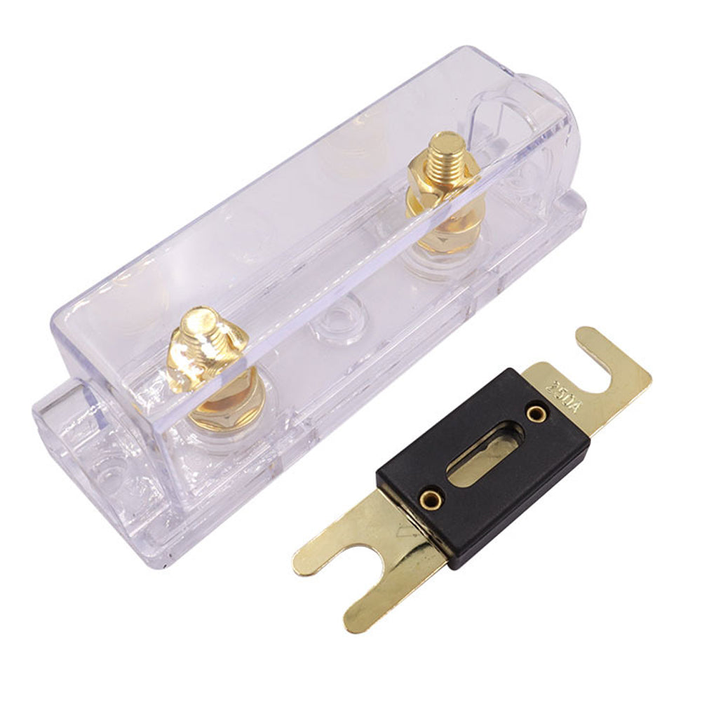 Car Auto Fuse Holder Bolt-on Fuse Automotive Audio Fuse Holders Fusible Link with 40 50 80 100 125 150 250 300 400A Amp