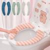Washable And Reusable Toilet Seat Cover Easy Installation