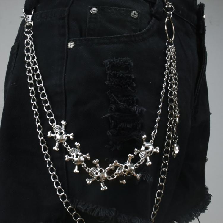 Hiphop Pants Chain Punk Trousers Chain Biker Heavy Thick Wallet Chain for Girls