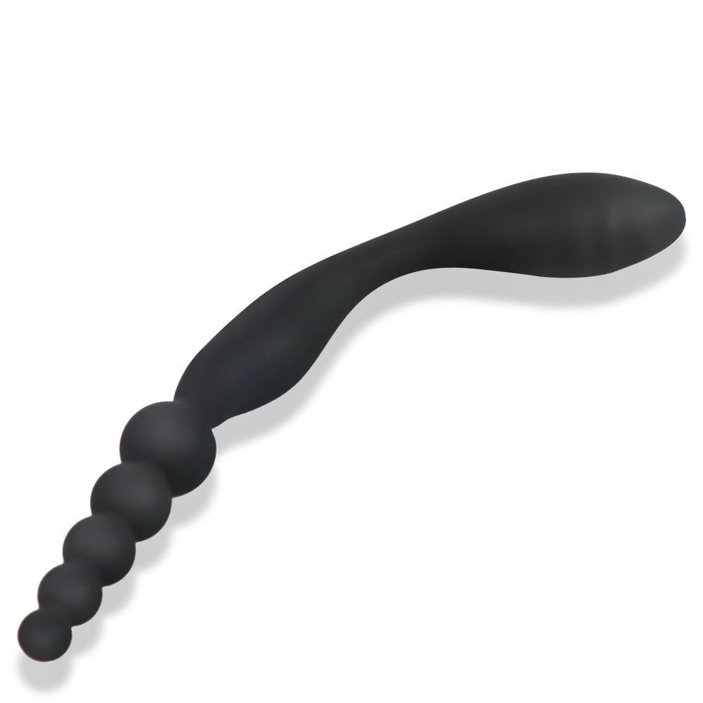 Adult Products Silicone Anal Beads Butt Plug Two Ends Universal Men and Women Masturbation Device