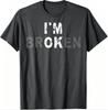 2026 New Im Ok Invisible Illness Unisextal Health Awareness Im Broken TShirt Custom Printed Graphic Tshirts Unisexs Camiseta Hombre