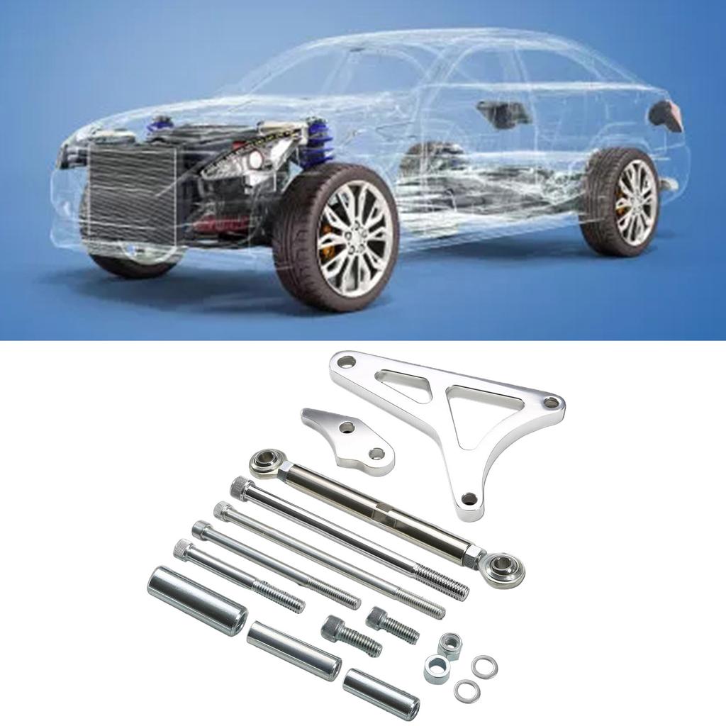 Polished Aluminum Alternator Bracket Kit for Small Block SBF 289 302 5.0L Billet Mounting Generator Bracket Accessories