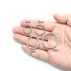 [TUNUKE] titanium Ti ring key ring key ring carabiner key dark gray Outer diameter 16/20/25/30mm (20mm, S dark gray)
