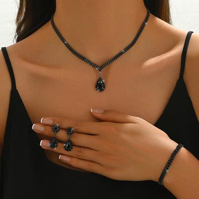 Accessories Necklace Earrings Bracelet, Wedding Bridal Jewelry Set Combination