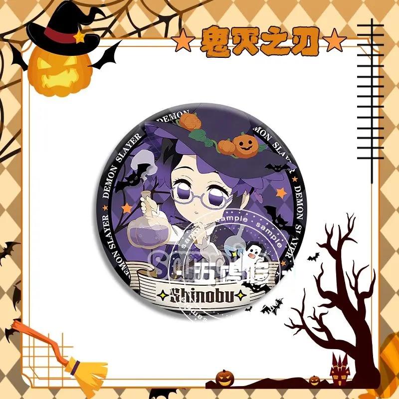 demon slayer Q version Wuyilangbaji Yanzhu Mitsuri brooch badge accessories anime character cartoon children s Spooky Holiday present