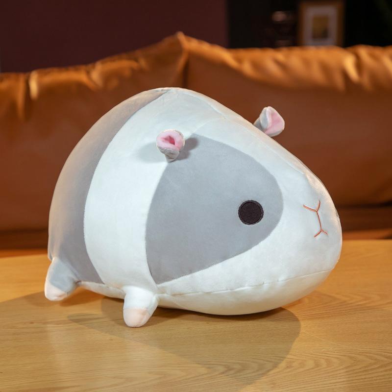

Имитация мягкой лежачей позы морская свинка кукла морской свинки плюшевая игрушка кукла хомяка детская компания подушка тряпичная кукла 40cm（0.35kg） серый