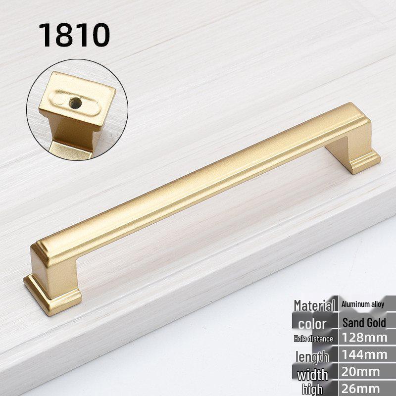 Modern Minimalist Gold Nordic Cabinet & Drawer Handles