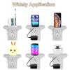 Outlet Shelf Wall Holder Space Saving Socket Rack Smart Home Speaker Stand Mobile Phone Charging Holder Wall Shelf Organizer