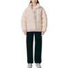 FILA Down Jackets Unisex White Stand Collar Thickened Puffer Jacket FS2DJE4801X-CRM
