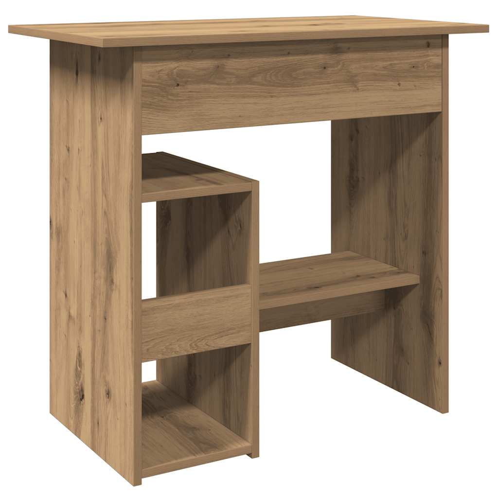 Artisan Oak Desk 80 x 45 x 74 cm Engineered Wood
