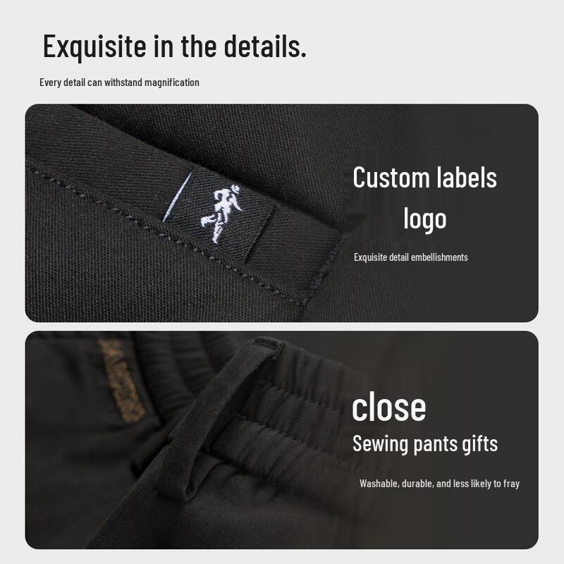 Yu Lang Gong Wu Men's Fleece Lined Thermal Casual Pants