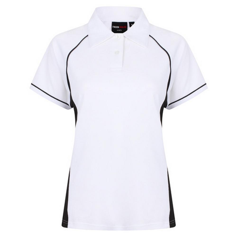 Finden & Hales Womens/Ladies Performance Piped Polo Shirt