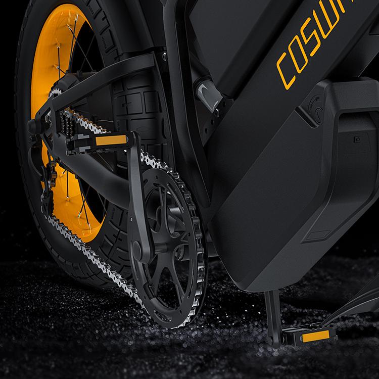 COSWHEEL GT20 Max Ebike 1500W 48V40AH Electric Motorcycle Max 145 Miles Fat Tire Mountain Electric Bike Adult Off-Road Bicycle