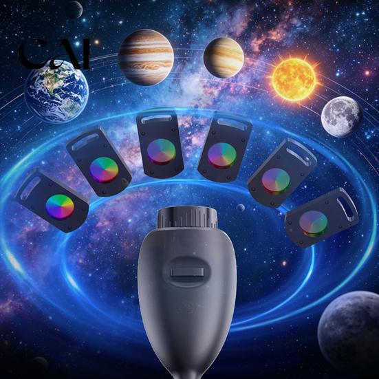 Interior Car Decoration Accessories USB Starry Sky Projection Lamp, Manual Focus Projector Light, Night Light for Vehicle Ambient Room, Romantic