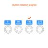 Uxcell Potentiometer Control Guitar 6mm for Electric Power 180 Aluminum Plastic 5pcs Knob, ABS, Knob, D-Type Shaft, Guitar, Amplifier, Stereo, Bass,