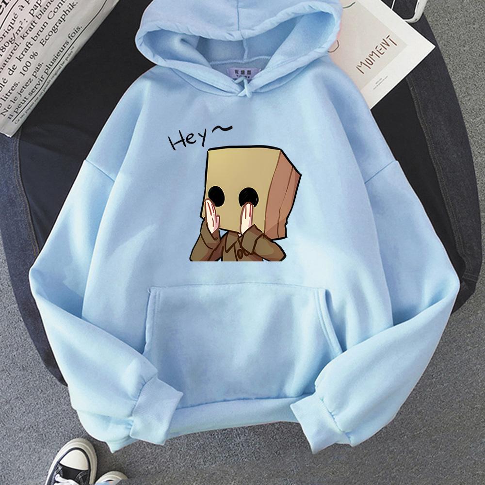 Mono Printing Sweatshirt Little Nightmares Graphic Hoodie Cute Male/female Anime Clothes Autumn Fleece Pullover Long Sleeve Tops