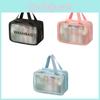 Sealed Waterproof Makeup Organizer Bag For Travel And Bathroom Storage