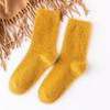 Korean Style Fashion Design Student Women Socks Mink Fur Fleece Socks Floor Socks Mid-Tube Hosiery