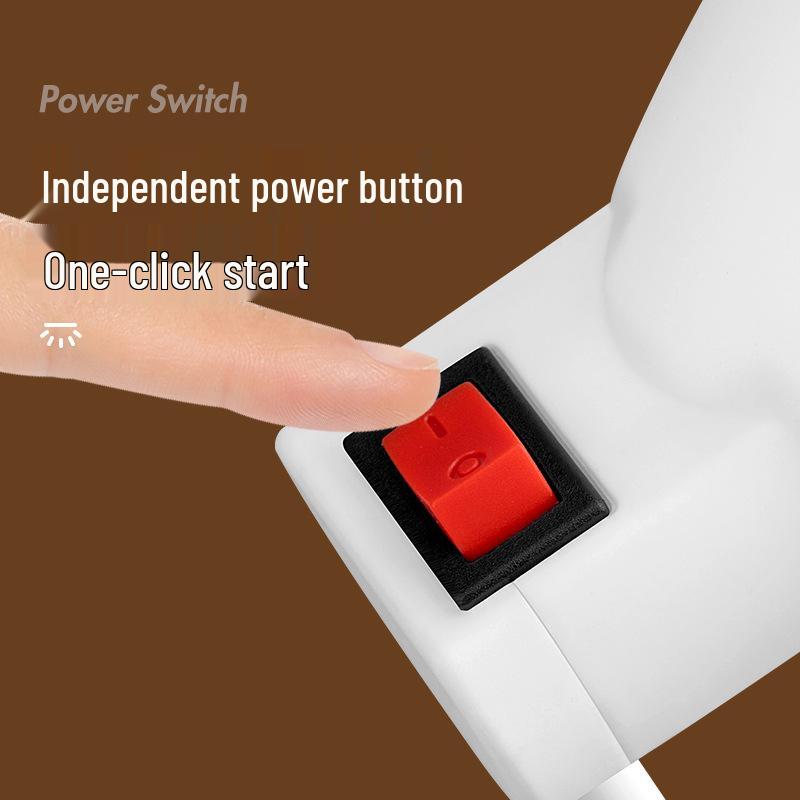 EnergieSparendes Nachttischlicht mit Schalter und Steckdose - Augenschutz Steckerlampe