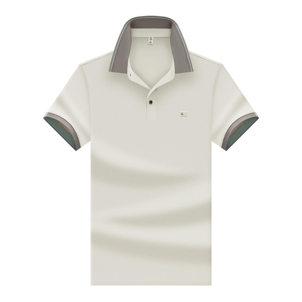 STORN Men s Short Sleeve No Ironing Anti-Wrinkle Breathable Comfortable Dry Business Casual T-Shirt M
