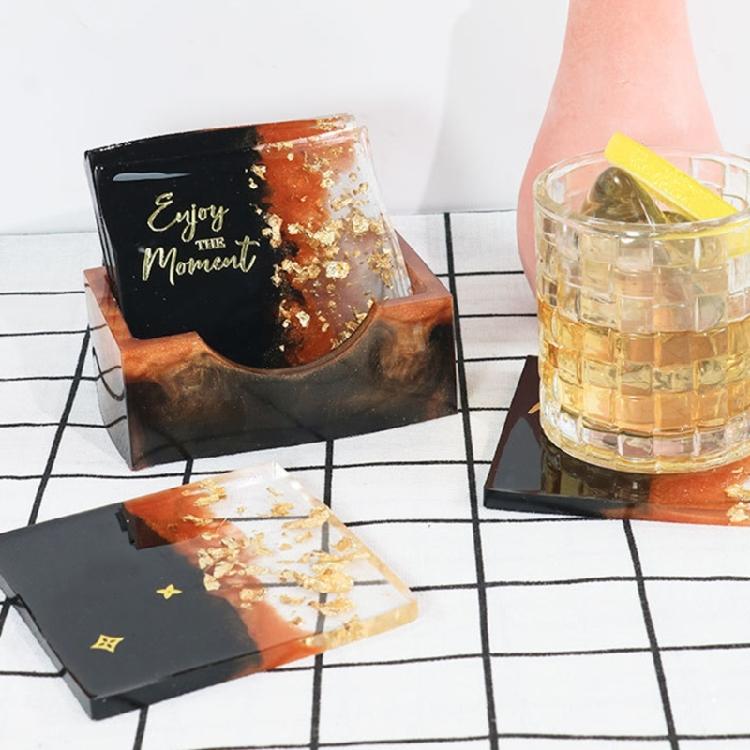 Coaster Resin Molds Epoxy Resin Molds for DIY Resin Cups Mats Mould Decoration