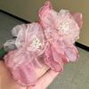 Super fairy atmosphere smart exquisite flower accessories beautiful earrings ins wind gentle fairy air playful smart versatile