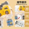 12 Hole Excavator Bubble Machine Internet Celebrity Handheld Sound And Light Electric Construction Vehicle Bubble Gun Children'S Toys